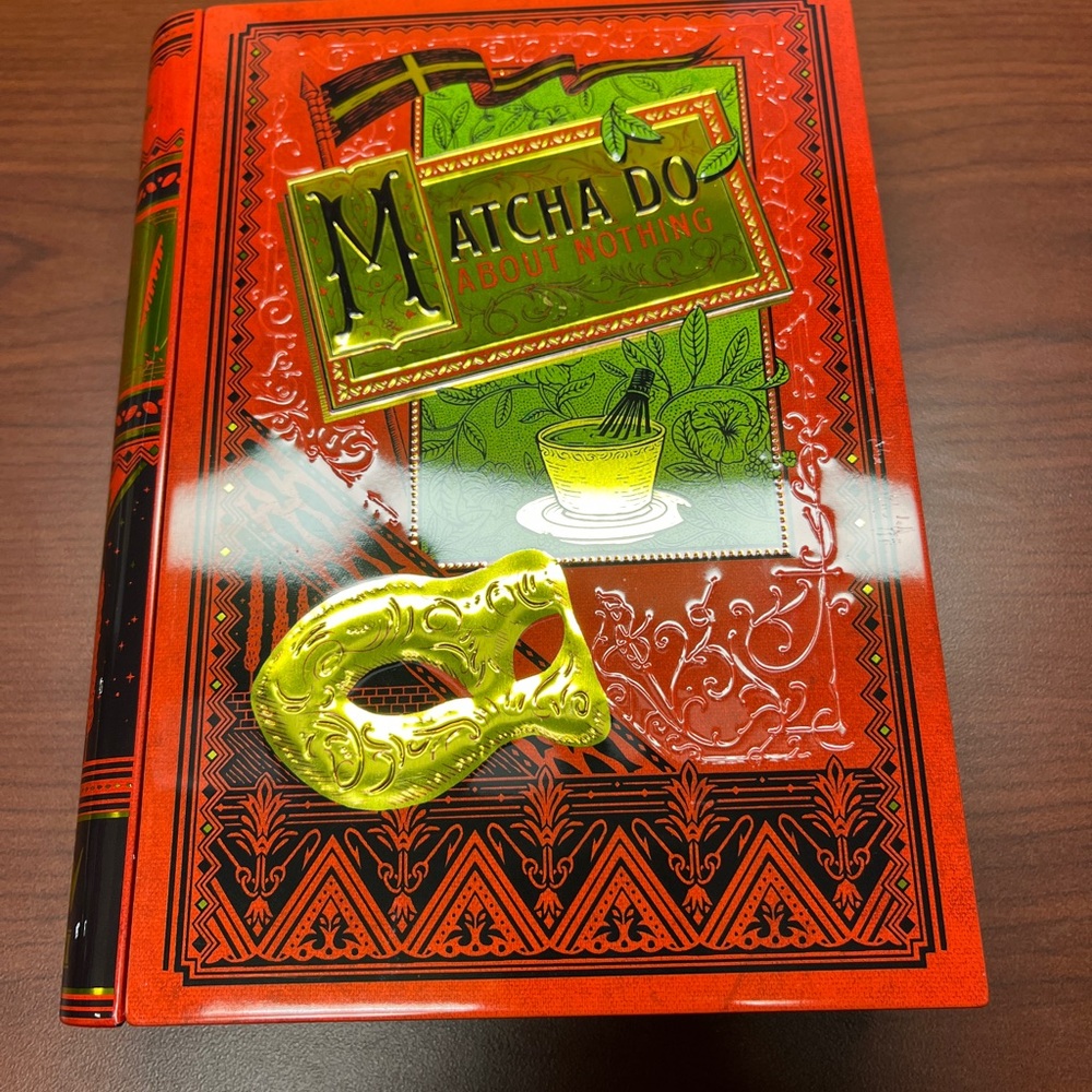 Noveltea Metal Book Tin Matcha Do About Nothing